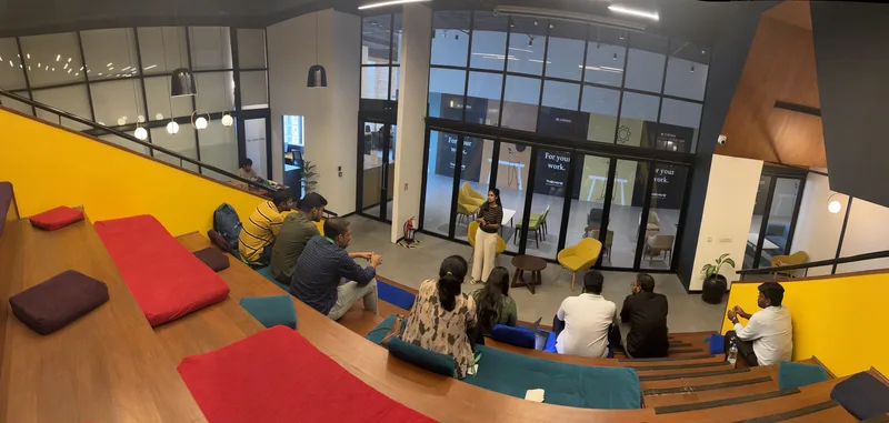 The room settling in at Circa, The Hive, Chennai.