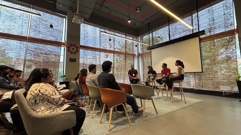 The room settling in at Circa Vol. 03, The Hive, OMR, Chennai.