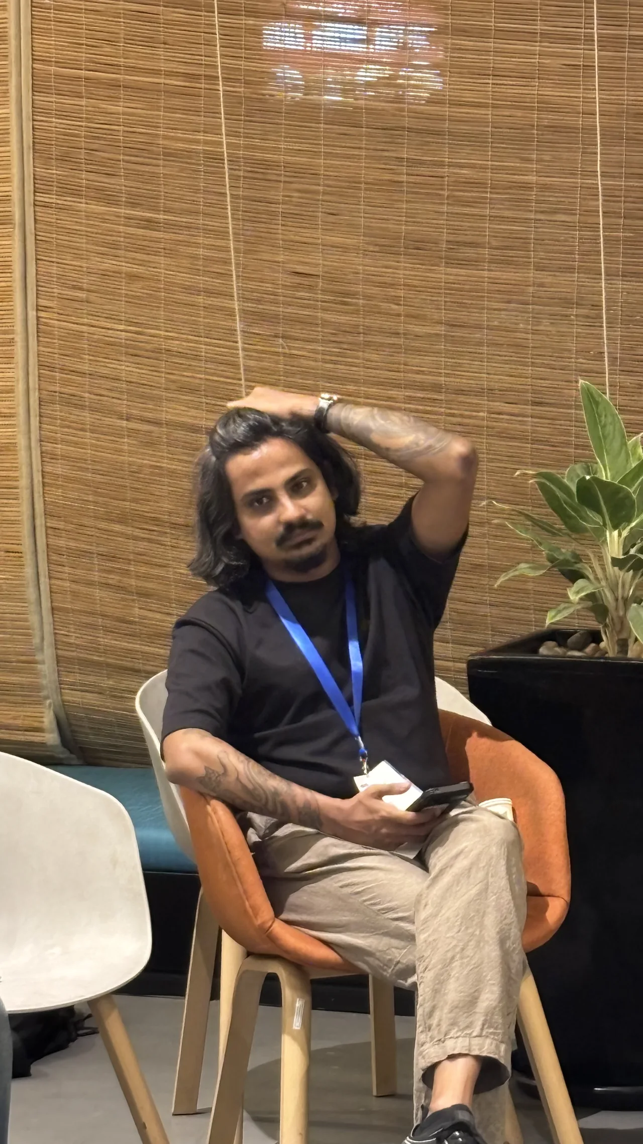 A candid moment at Circa Vol. 03, The Hive, OMR, Chennai.