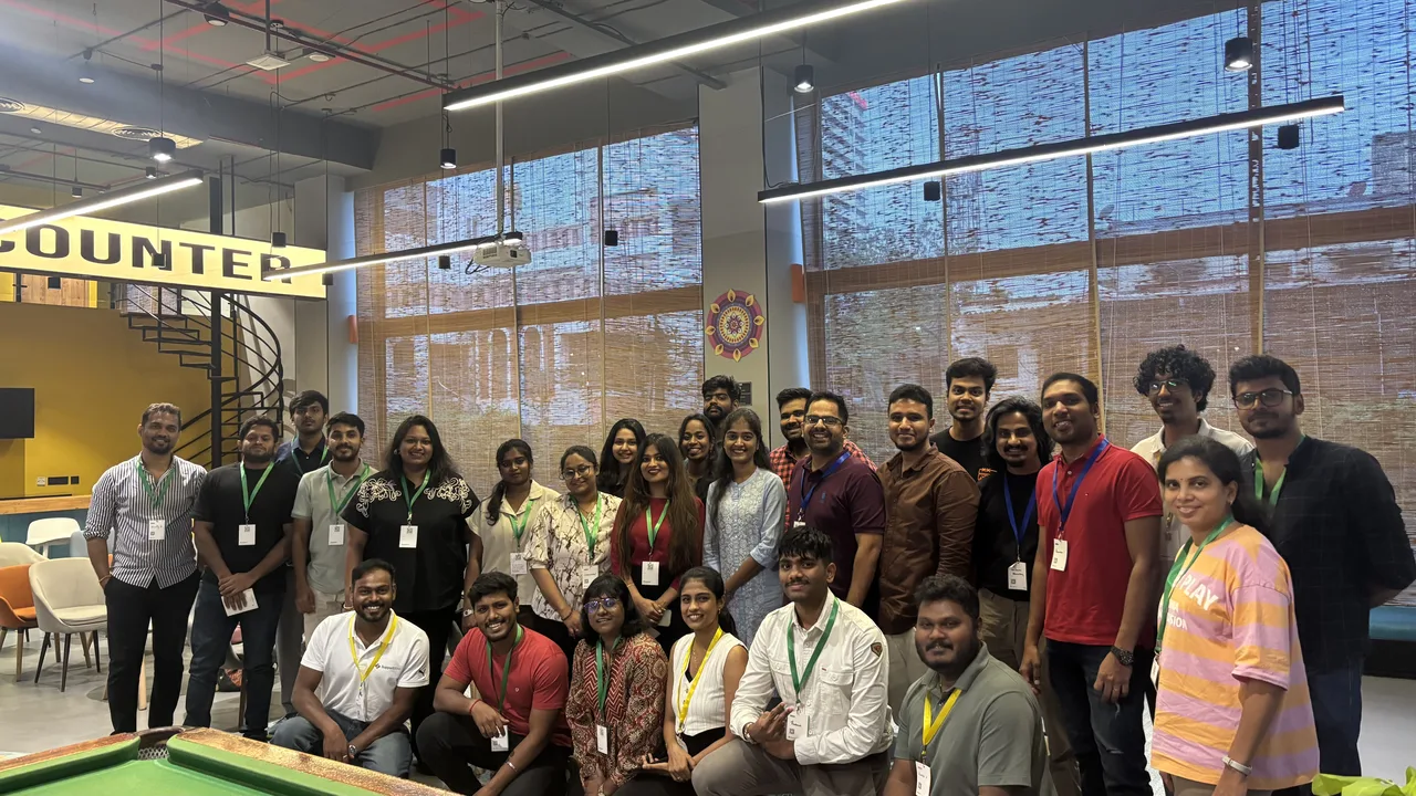 The Circa Vol. 03 group together at The Hive, OMR, Chennai.