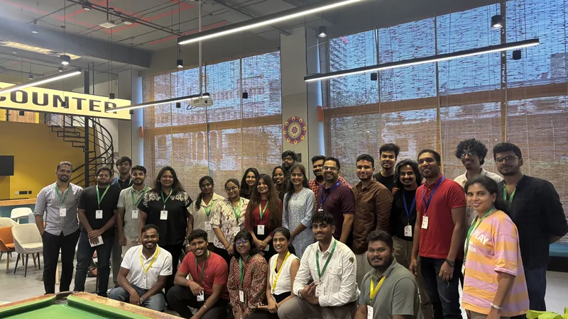 The Circa Vol. 03 group together at The Hive, OMR, Chennai.