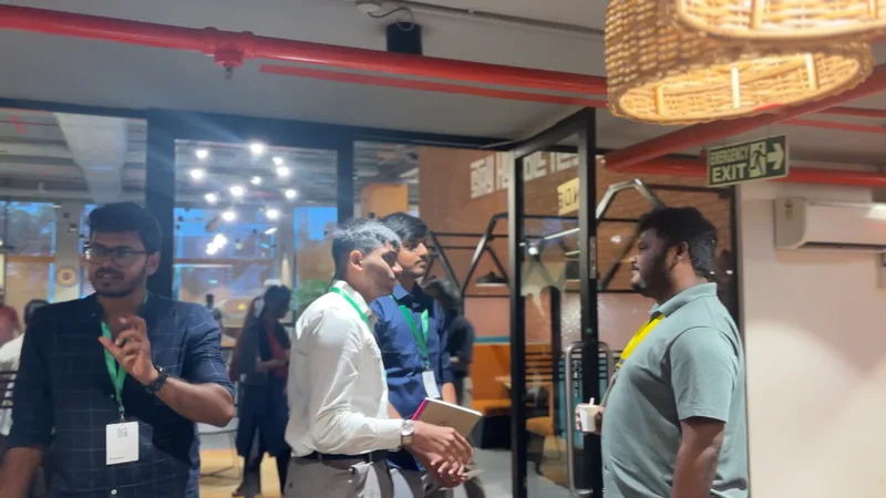 Networking between sessions at Circa Vol. 03, The Hive, OMR, Chennai.
