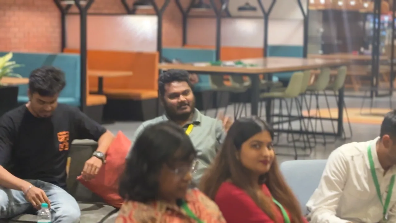 Attendees settling into the lounge at Circa Vol. 03, The Hive, OMR, Chennai.